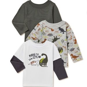NWOT 3 Baby Boys Long Sleeve Tee. Size 18 months.
